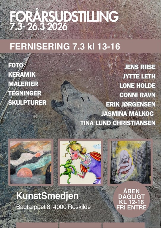 Forårsudstilling Kunstsmedjen Mar-Apr'26