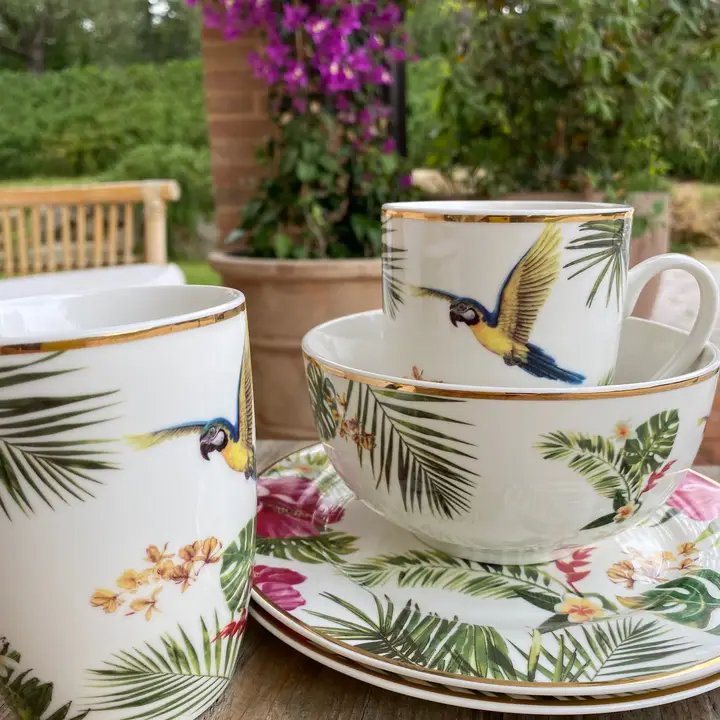 Bordo Oro “Tropici” Skål (6)