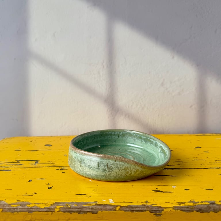 Spoonrest mosgrøn billede 2