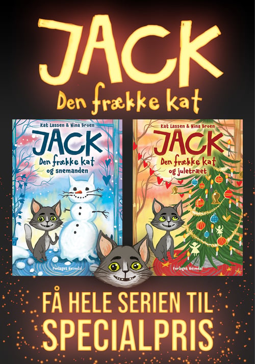 Hele 'Jack  –  den frække kat'-serien (2 hardcovers)