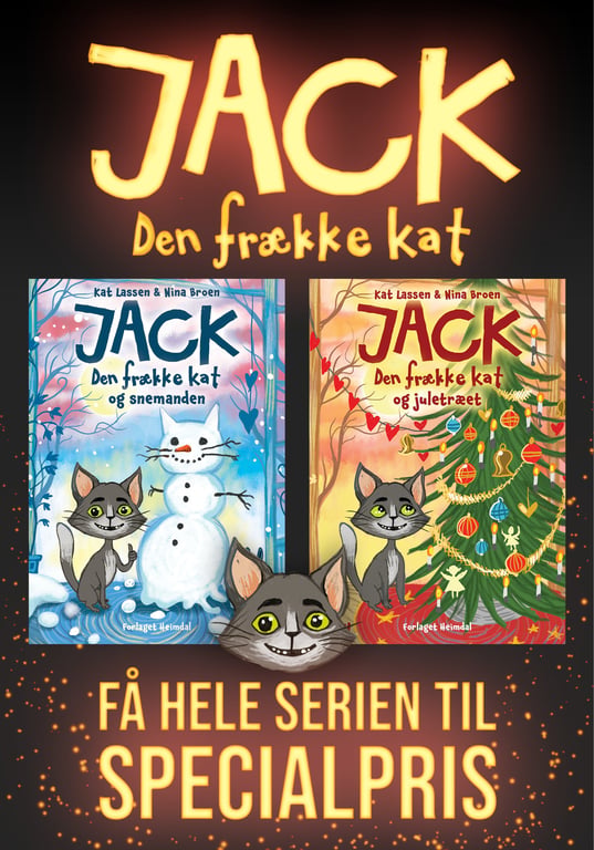 Hele 'Jack  –  den frække kat'-serien (2 hardcovers)