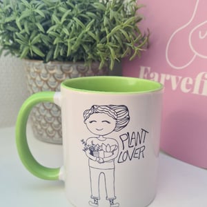 Krus: plant lover Grøn – produktbillede