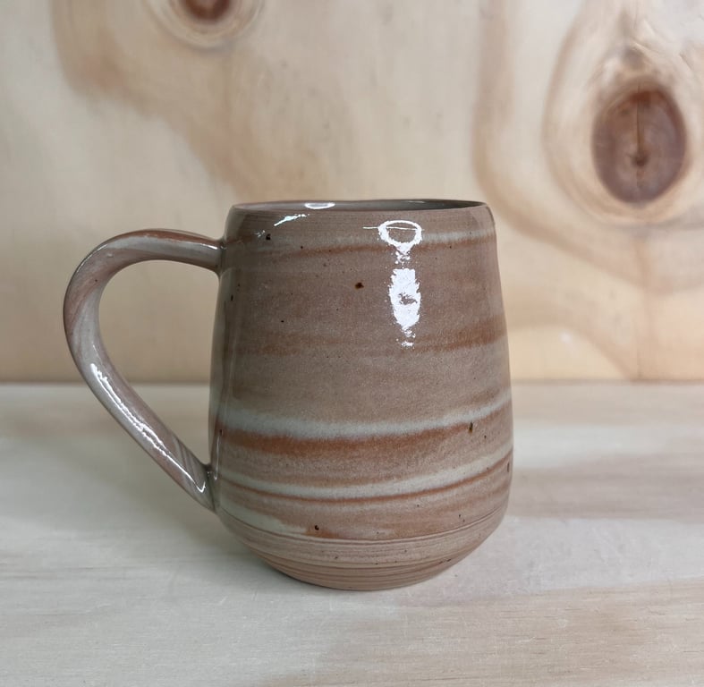 Brun swirl-kop  billede 3