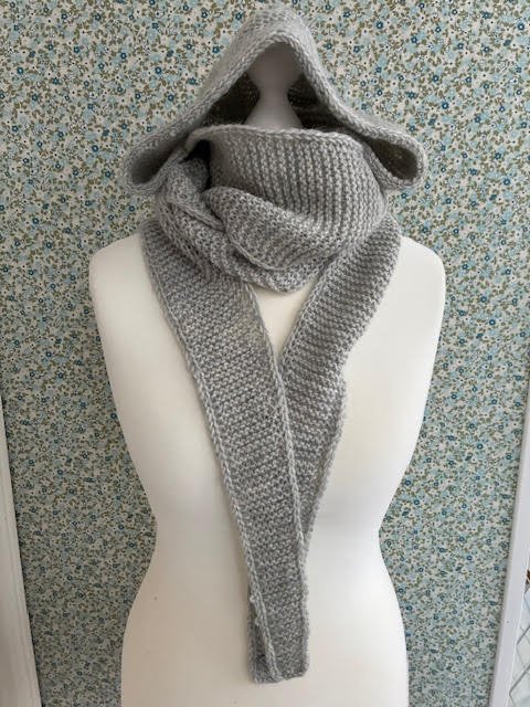 Digital opskrift: Emmas Everyday Hætte-tørklæde (inkl. 2 versioner)  billede 3