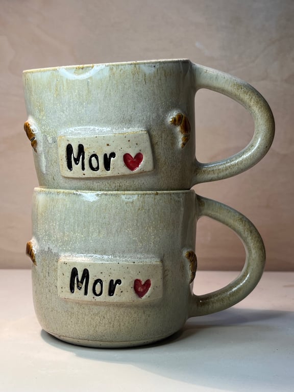 Croissant kop med tekst