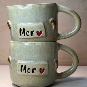 Croissant kop med tekst – produktbillede