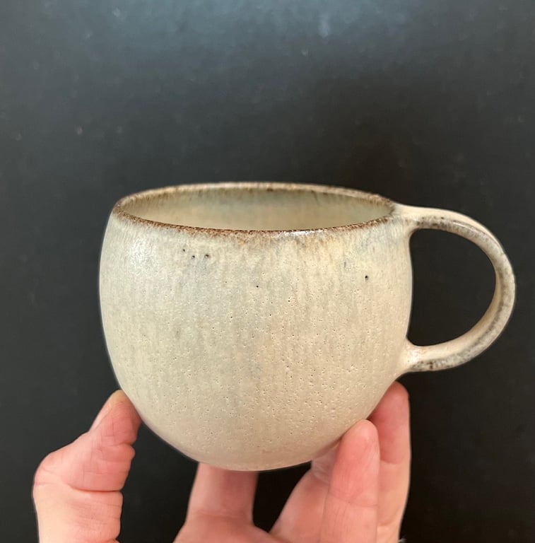 Kop m. hank og hjerte (S) - fløde billede 2