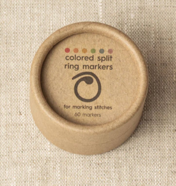 Tilbehør: CocoKnits- Colored Split Ring Markers, Medium (4)