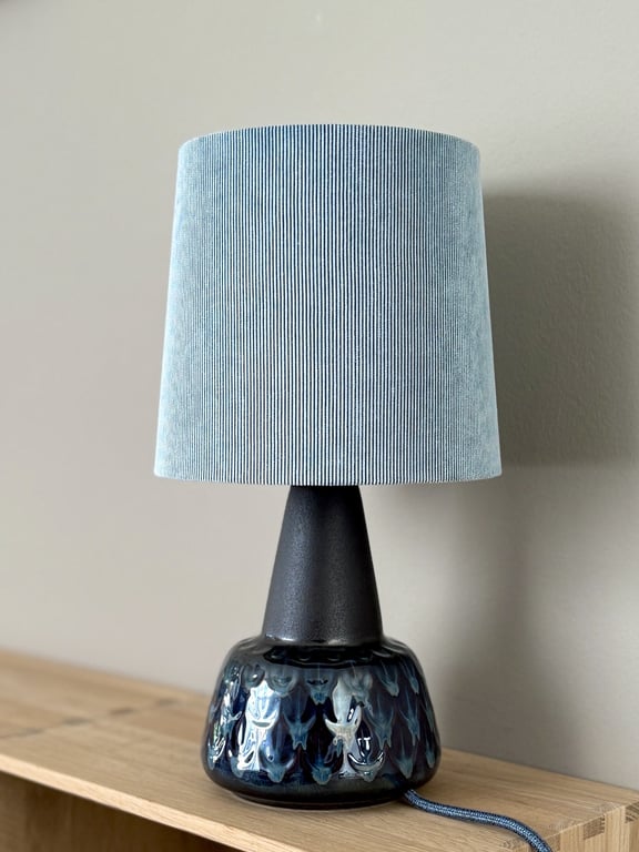 Upcycled vintage bordlampe - Søholm Keramik