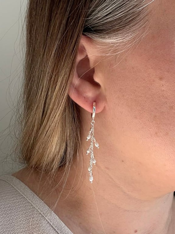 Celine - Øreringe (Sterling Sølv) billede 2