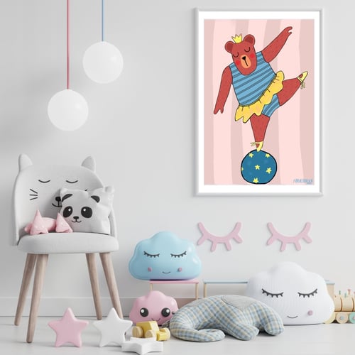 Plakat: Sød Danse Bjørn (2)