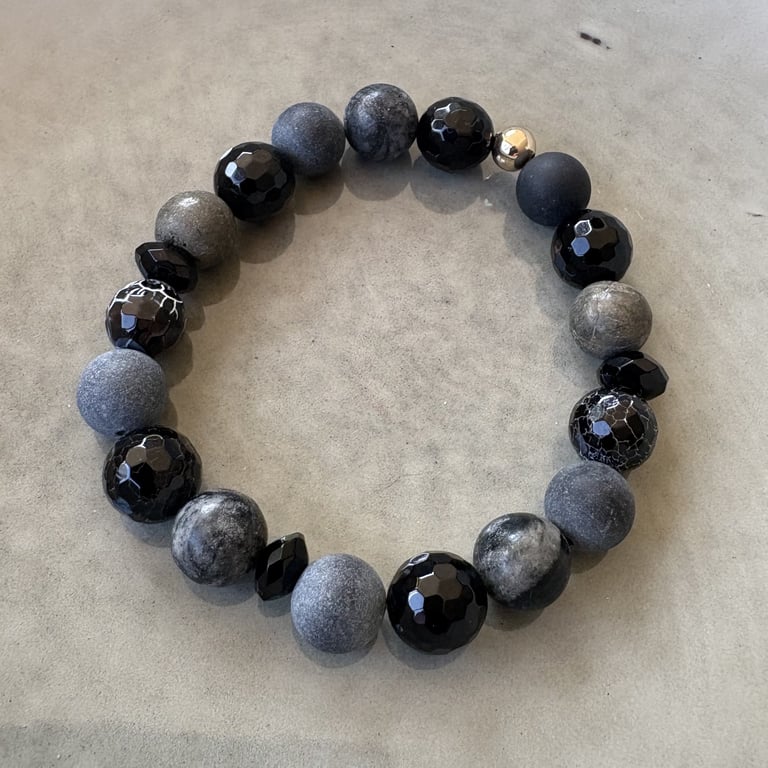 Midnight armbånd 6-8mm