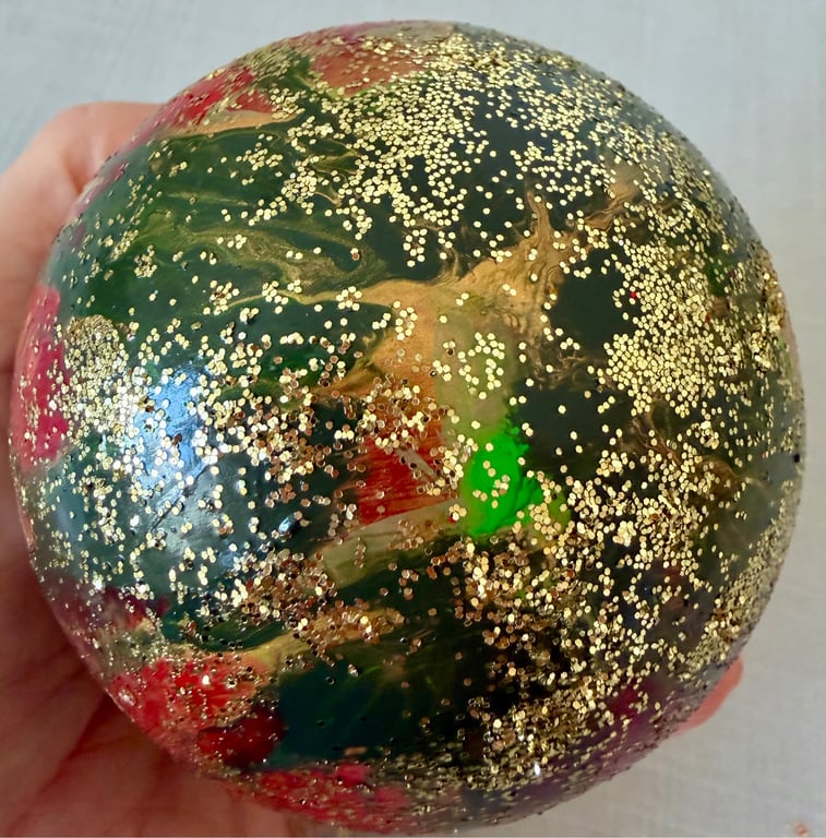 Kunst julekugle 44 billede 3