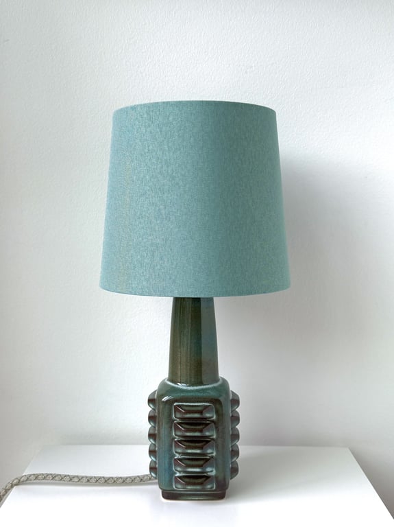 Upcycled vintage bordlampe - Søholm Keramik