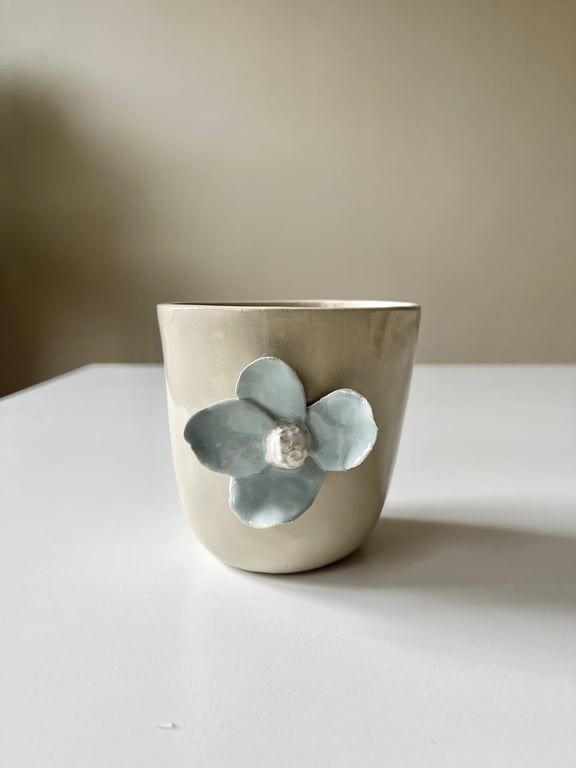 Blå blomsterkop No.1