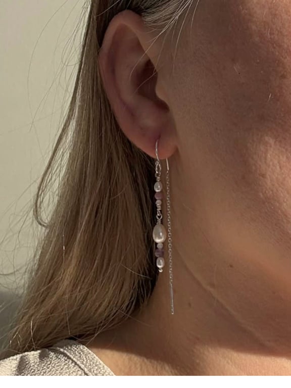 Clara - Øreringe (Sterling Sølv) billede 2