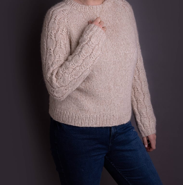 Sea Foam Sweater - Strikkeopskrift PDF Dansk billede 6