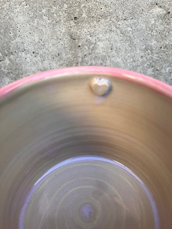 Hjerte krus. 320 ml. 320 ml. H: 7 cm billede 3