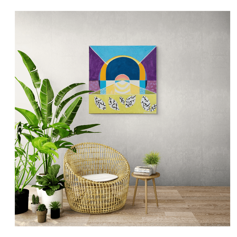 Lysindfald 50x50 cm billede 3