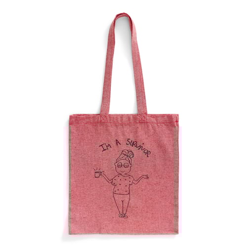 Mulepose: im a survivor Mørkerød 