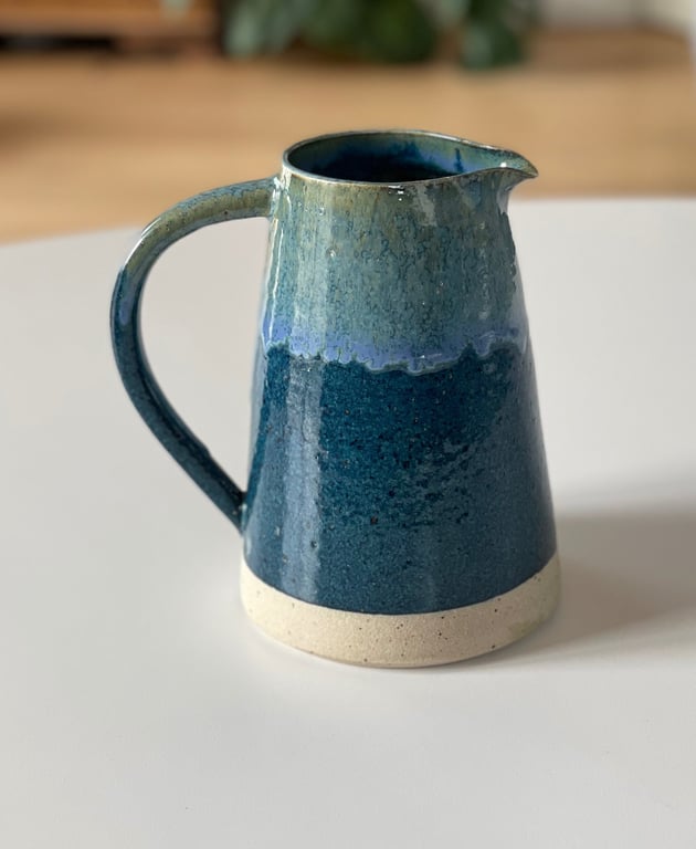 Kande, havblå / lys grøn- 1,3 liter