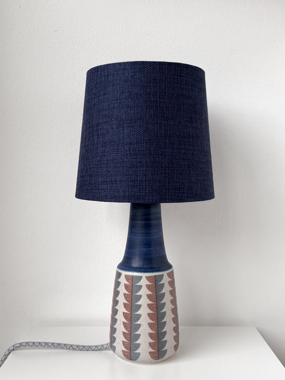 Upcycled vintage bordlampe - Søholm Keramik