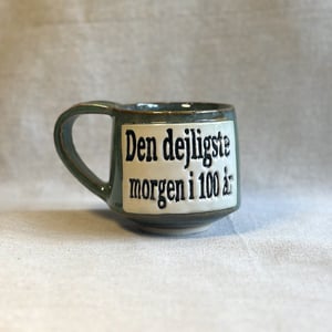 Pre-order Dejligste morgen kop, grøn  – produktbillede