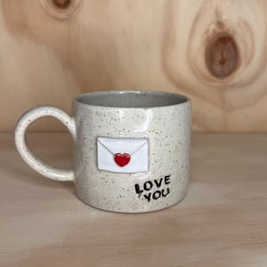Valentinskop Love letter  – produktbillede