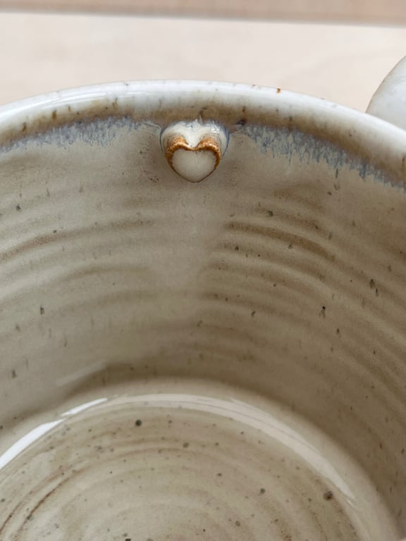 Kaffebønne med hjertehank. 320 ml billede 3