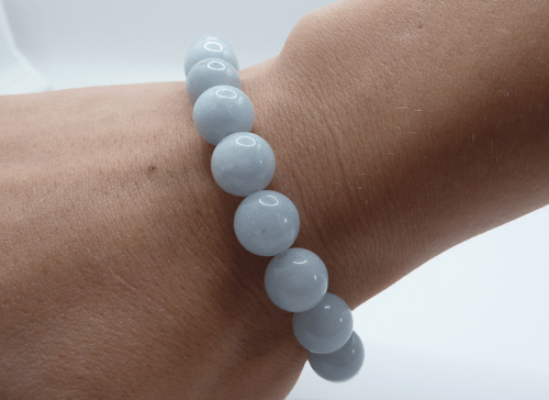Akvamarin Armbånd - 10mm (2)