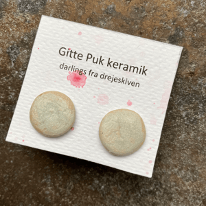 Øreringe - lys mint  – produktbillede