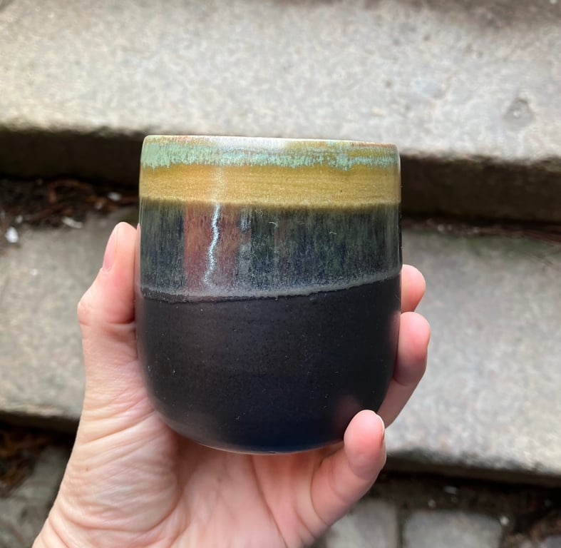 Hånddrejet kop billede 2