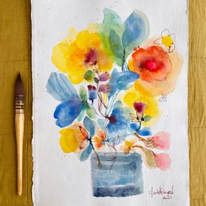 Den blå stribede – produktbillede