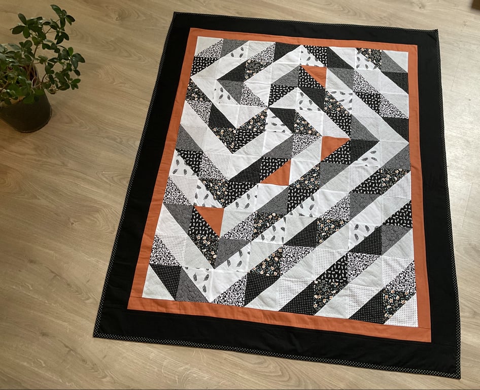 Spiral tæppe - trin for trin billede 2