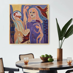 Body language 80x80 cm – produktbillede