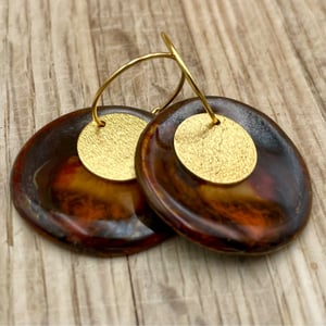 Øreringe, "Varm glød" – produktbillede