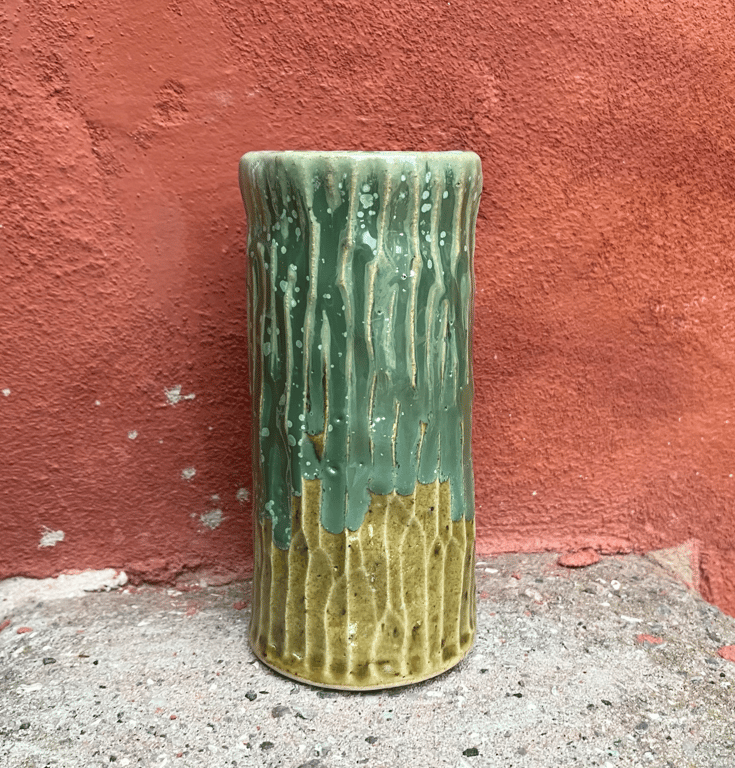 Facetskåret unika vase