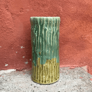 Vase, rillet – produktbillede