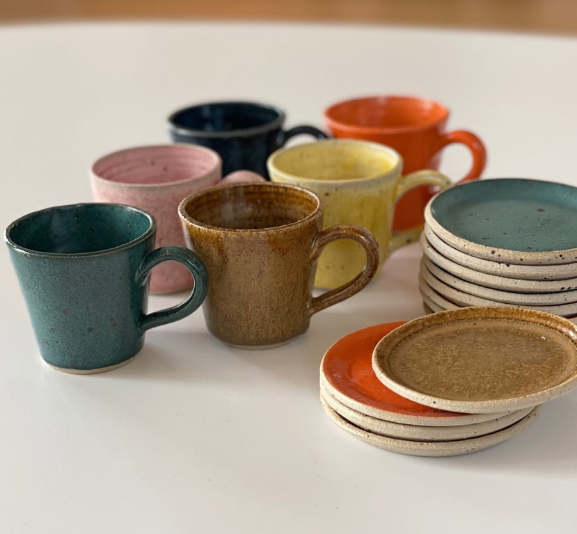 Espressokop, rødmeleret billede 2