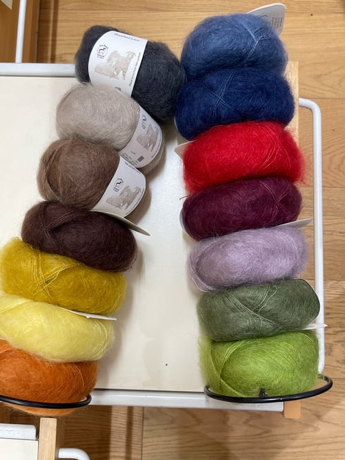 Garn: Silk- mohair-Brushed Lace: Mohair by Canard (3)
