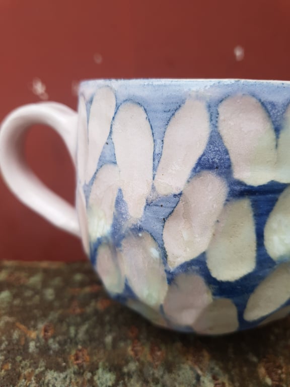 Rosa og blå kop (3dl) billede 4