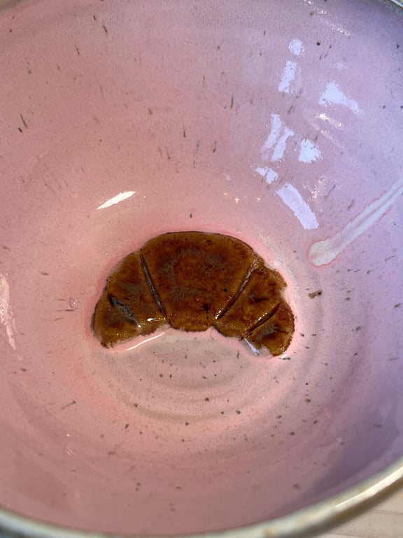 Skål med croissant. D: 12 H: 6 cm billede 4