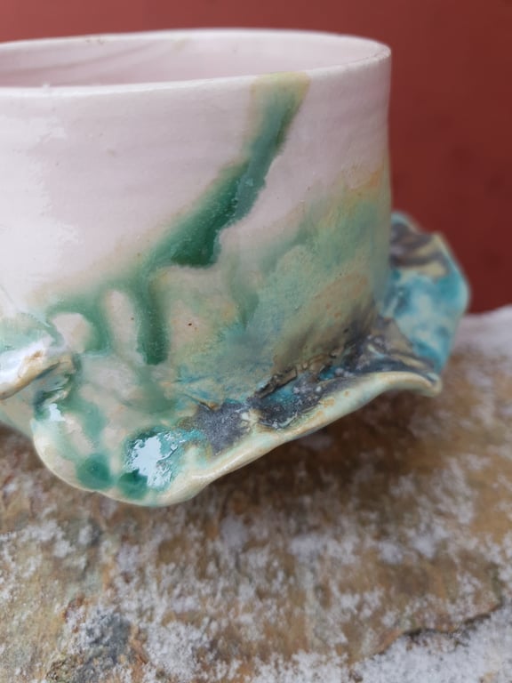 Bølge kop uden hank  billede 2