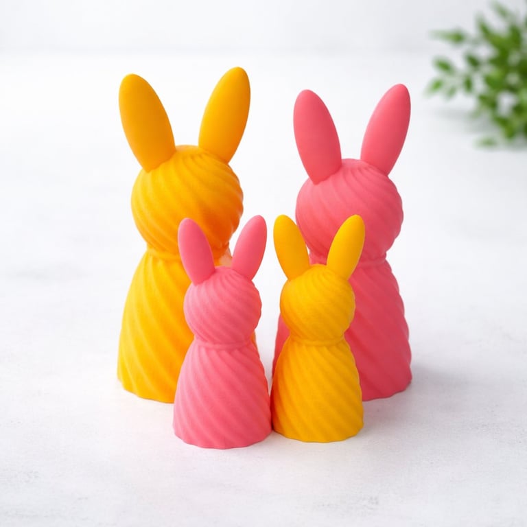 Påskekanin Par - (Sæt af 2 stk)