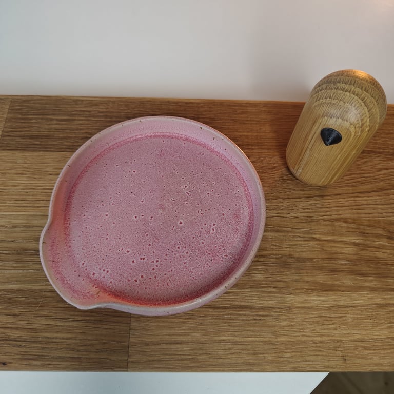 Lyserød spoonrest  billede 2