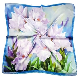 Olga Tørklæde Blå – produktbillede