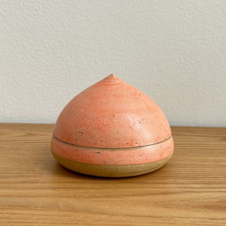 Mat orange krukke billede 2