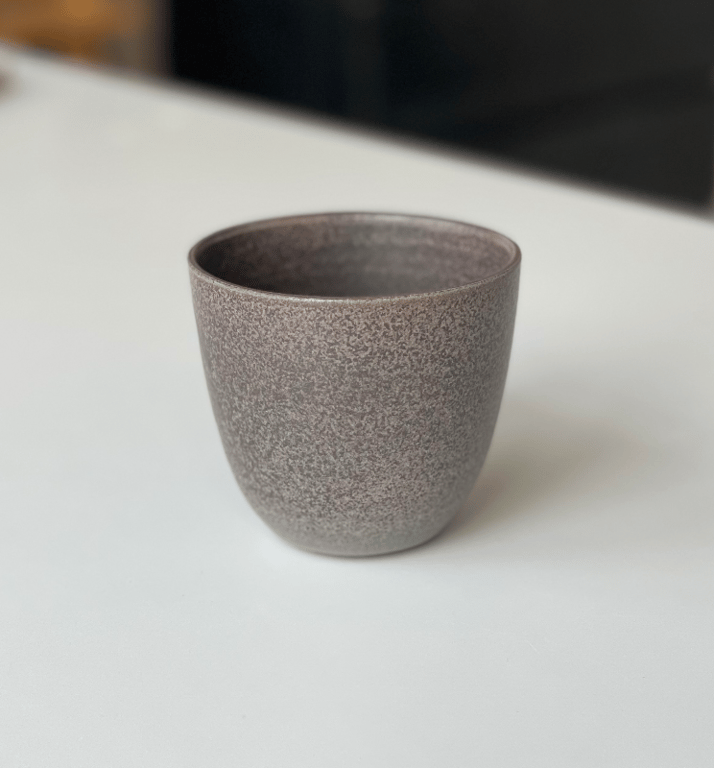 Cortado kop - sort/grå-meleret - 2 dl