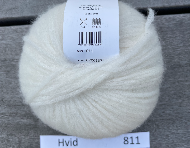 Garn: PUNO PETIT: Babyalpaca og extra fin merino - 50 g ngl. billede 10