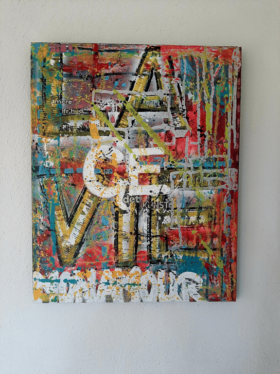 The eye of a fighter 